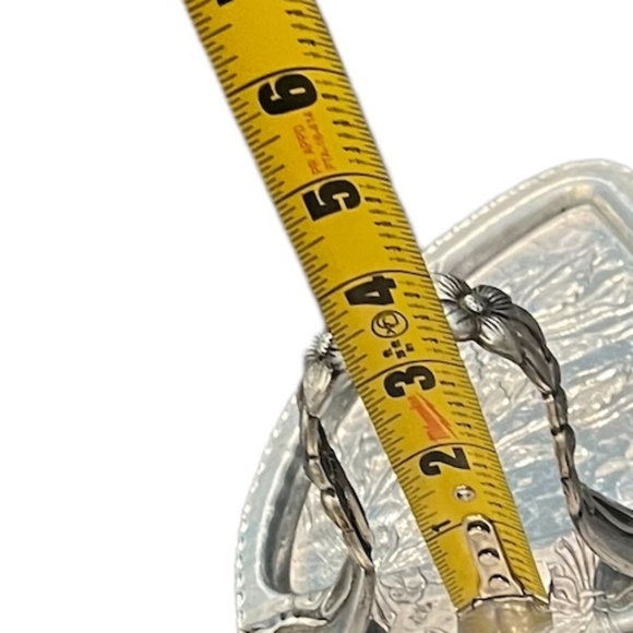 Vintage Hand Forged Aluminum Rodney Kent Relish Pickle Tray W/O Glass Inserts - Picture 7 of 9